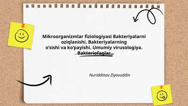 Mikroorganizmlar fiziologiyasi