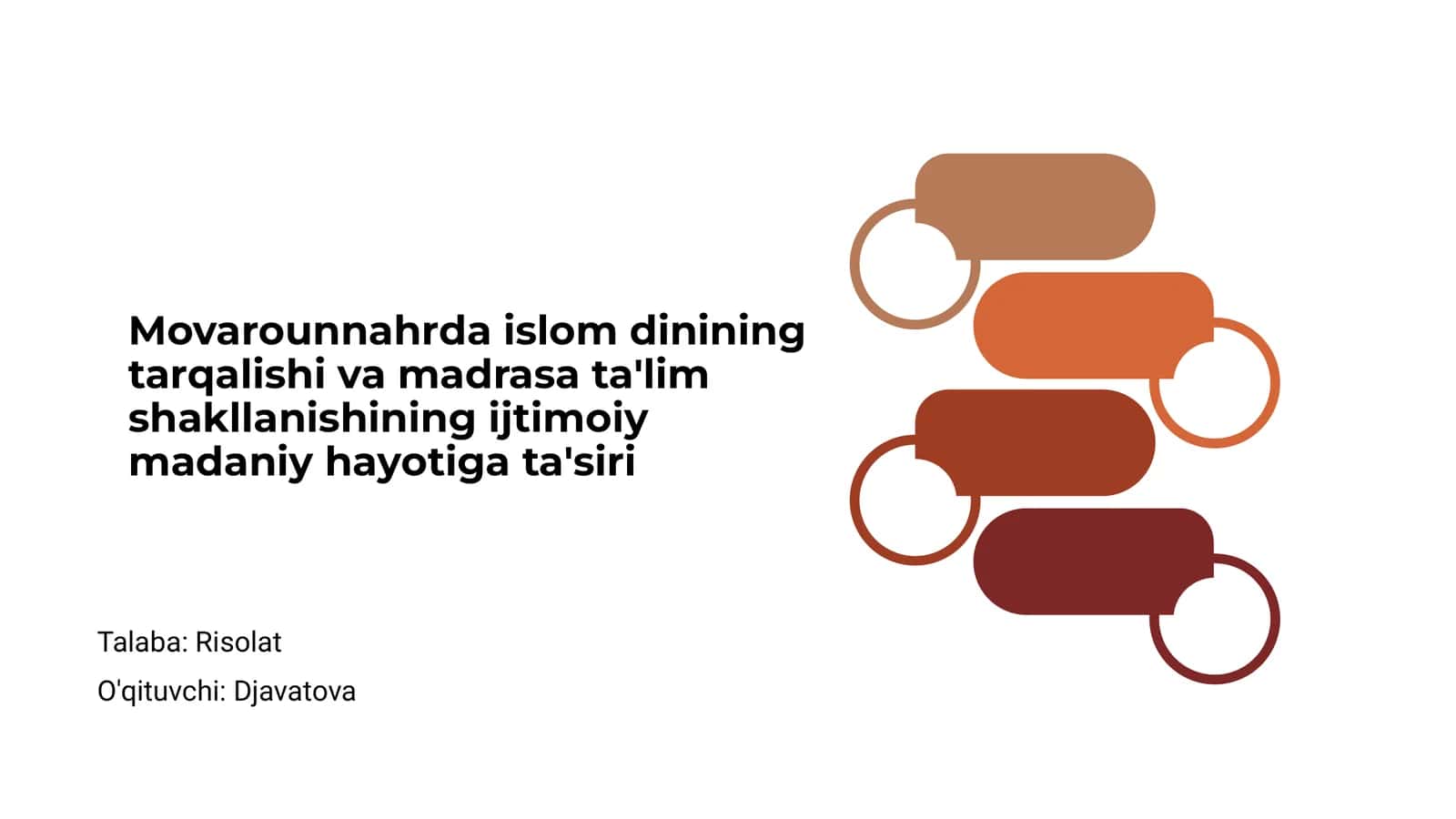 Movarounnahrda Islom dinining tarqalishi va madrasa ta'lim shakllanishining ijtimoiy madaniy hayotiga ta'siri