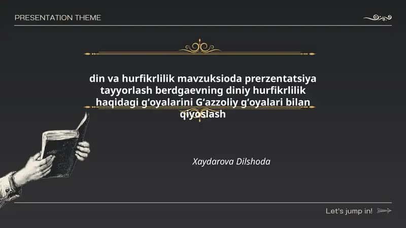 Din va Hurfikrlilik