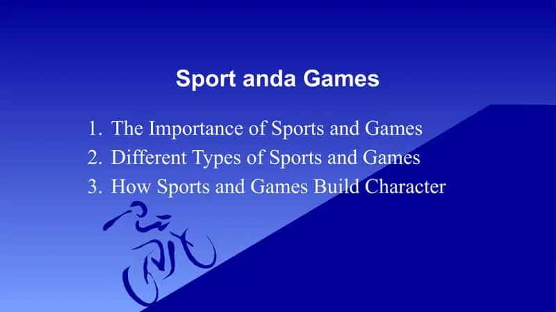 Sport and Games
