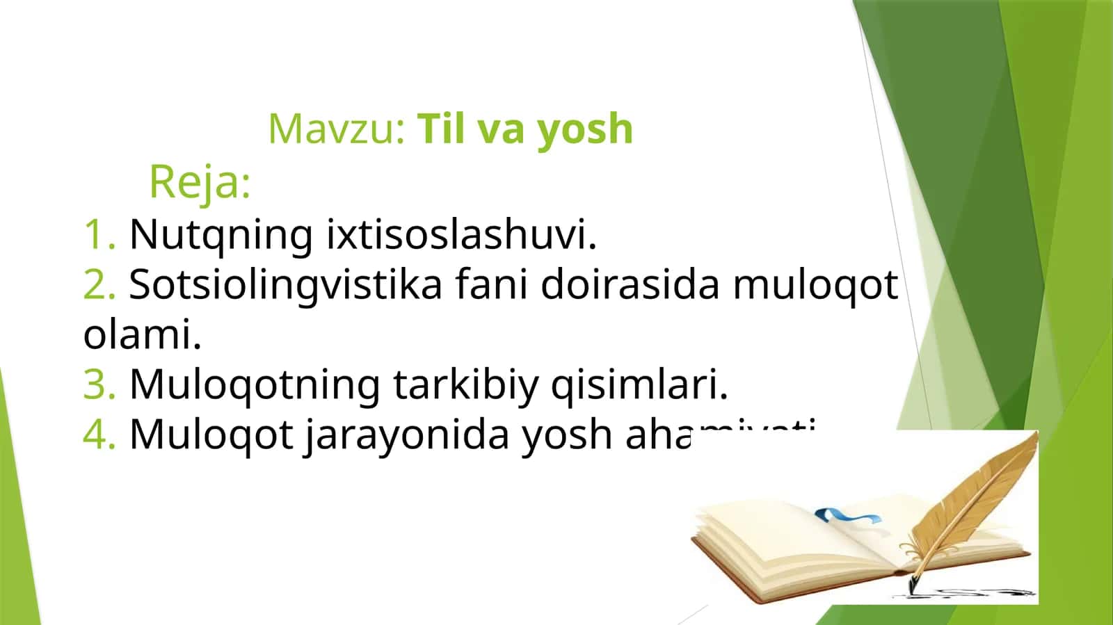 Til va yosh