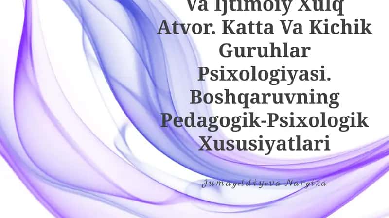 Oila Psixologiyasi