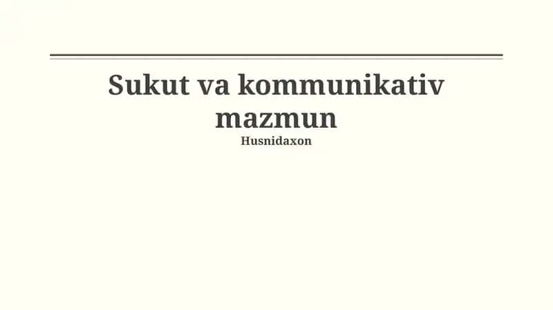 Muloqot uslublari va madaniy farqlar