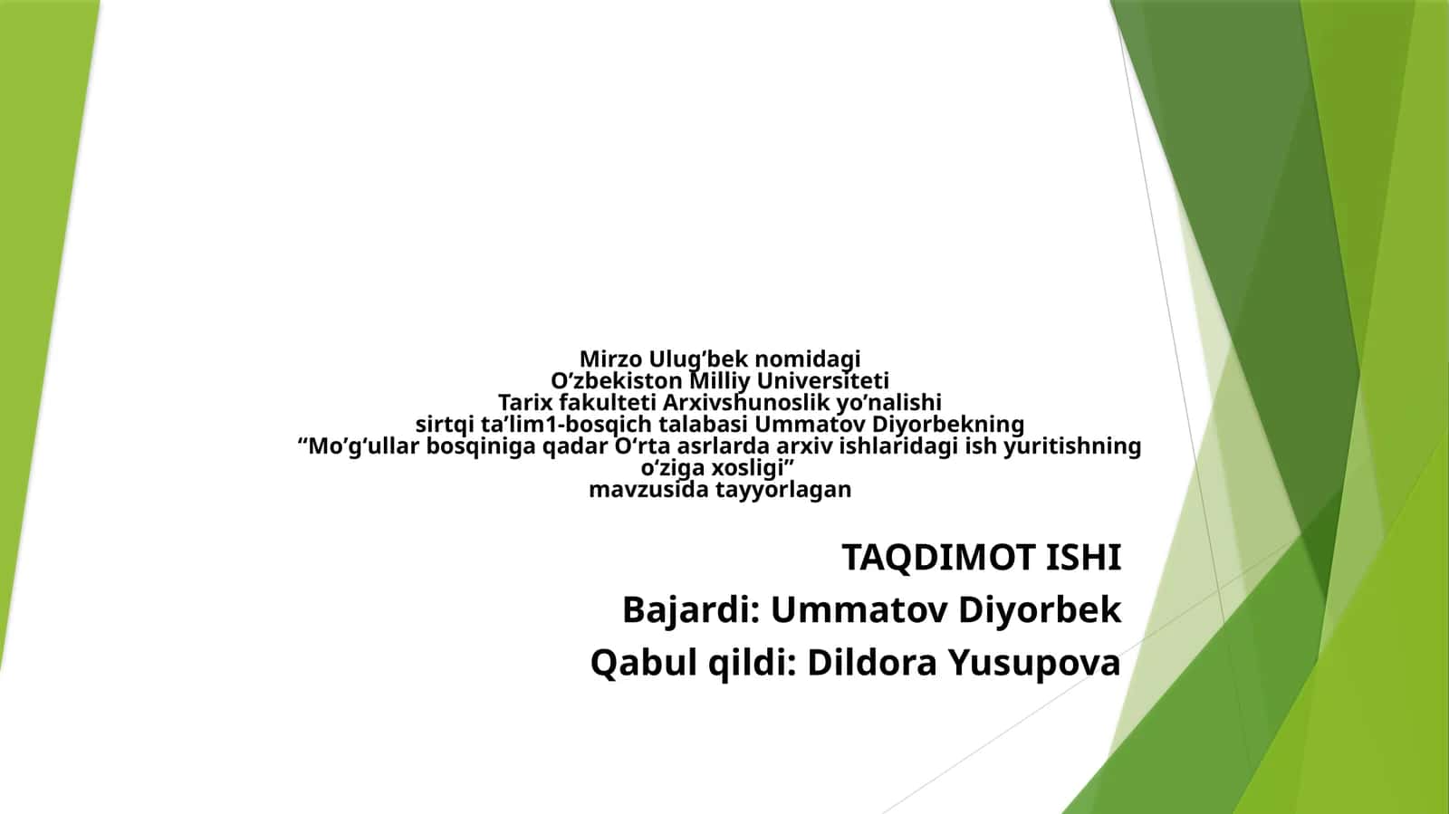 Moʼgʻullar bosqiniga qadar Oʻrta asrlarda arxiv ishlaridagi ish yuritishning oʻziga xosligi