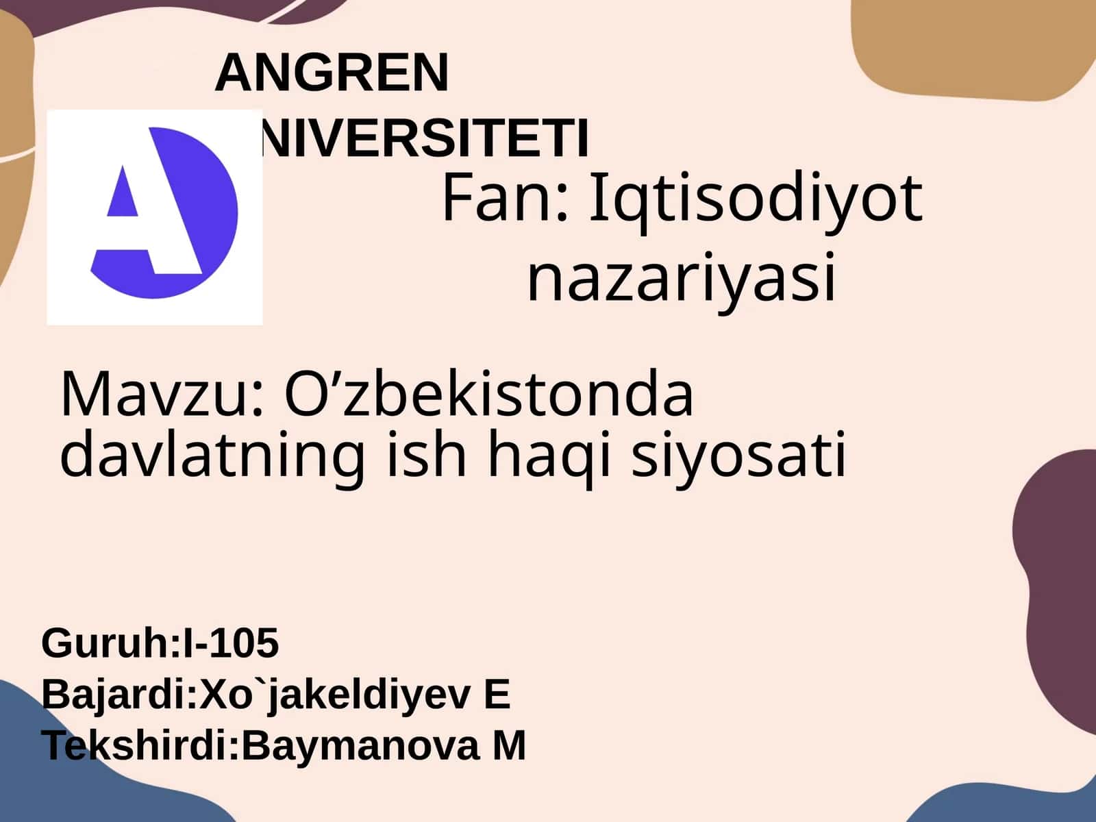 O’zbekistonda davlatning ish haqi siyosati