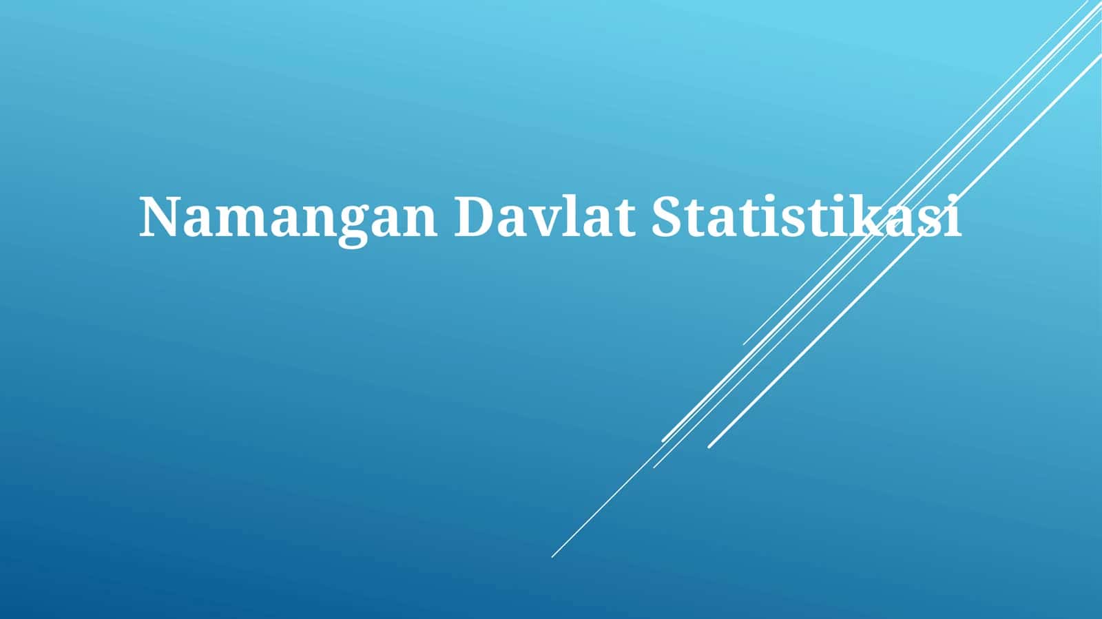 Namangan Davlat Statistikasi