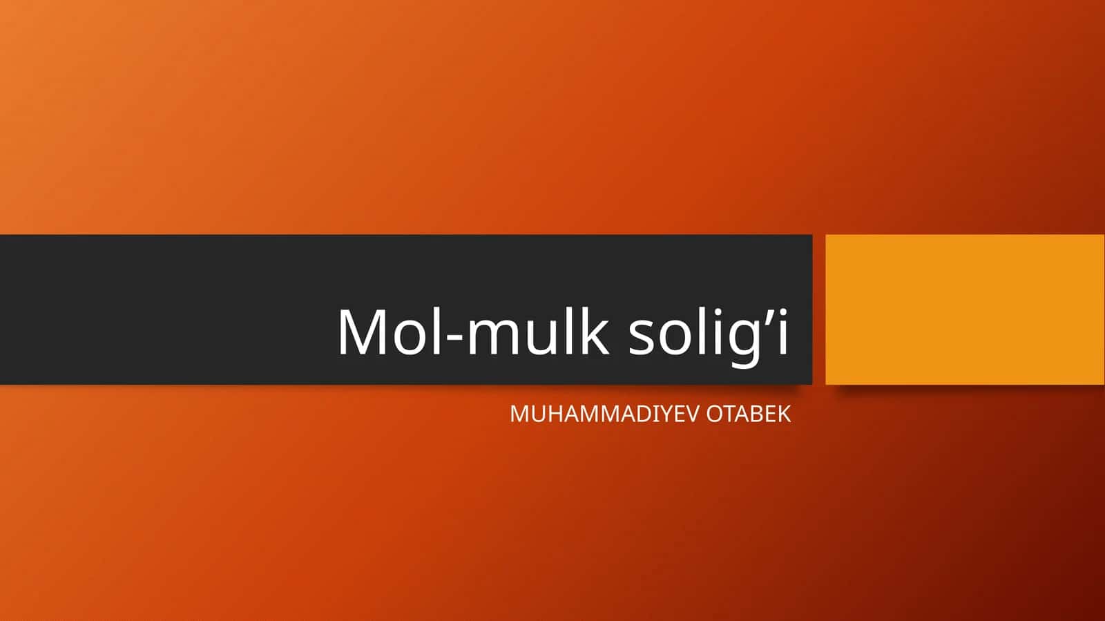Mol-mulksolig’i
