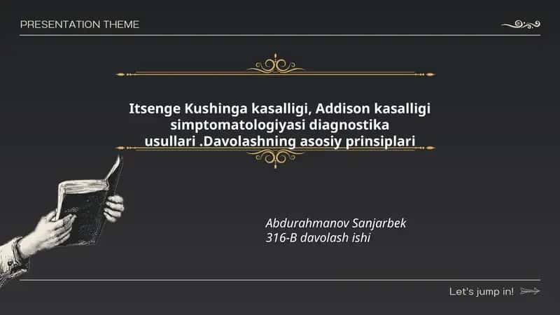 Itsenge Kushinga kasalligi, Addison kasalligi simptomatologiyasi