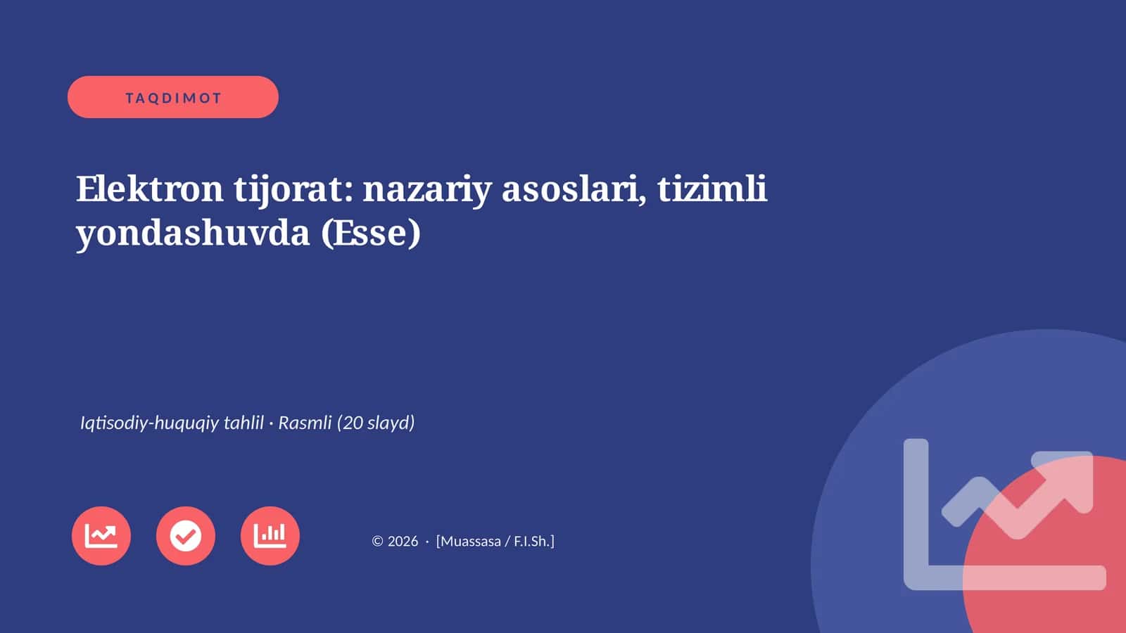 Elektron tijorat: nazariy asoslari, tizimli yondashuvda (Esse)
