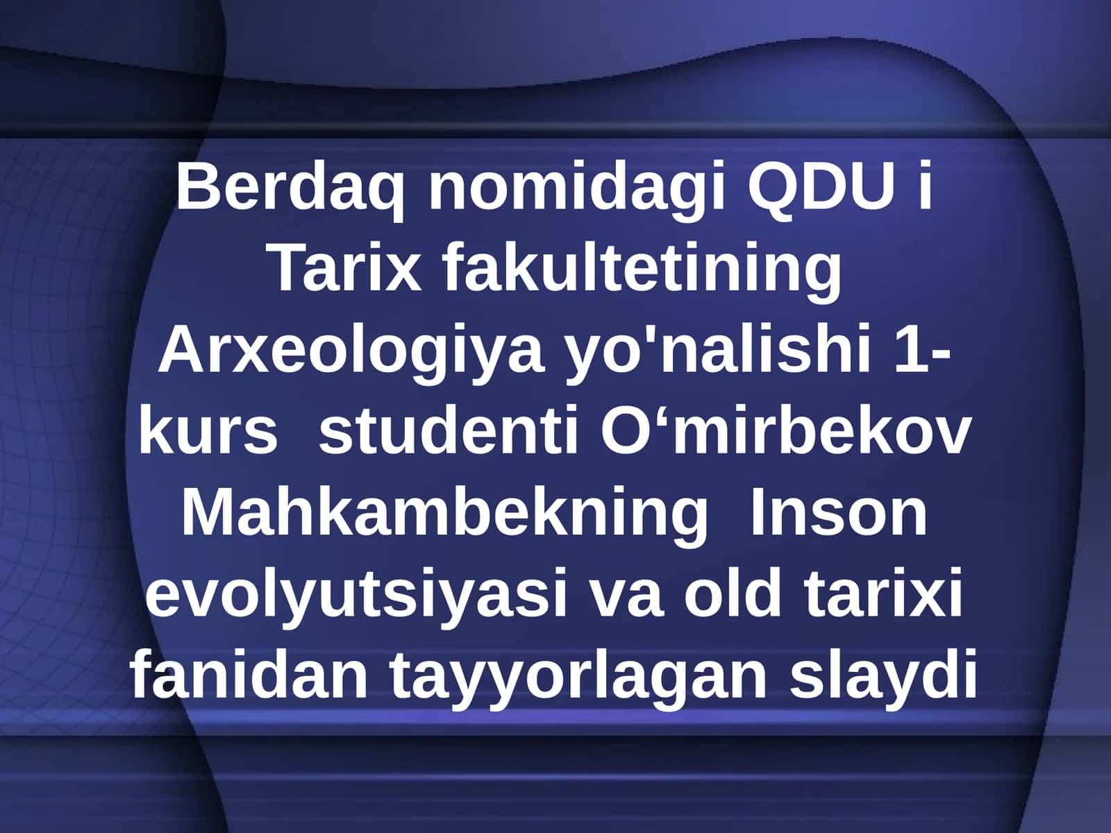 Muzlik davri haqida tushuncha