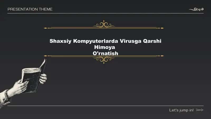 Shaxsiy Kompyuterlarda Virusga Qarshi Himoya O'rnatish