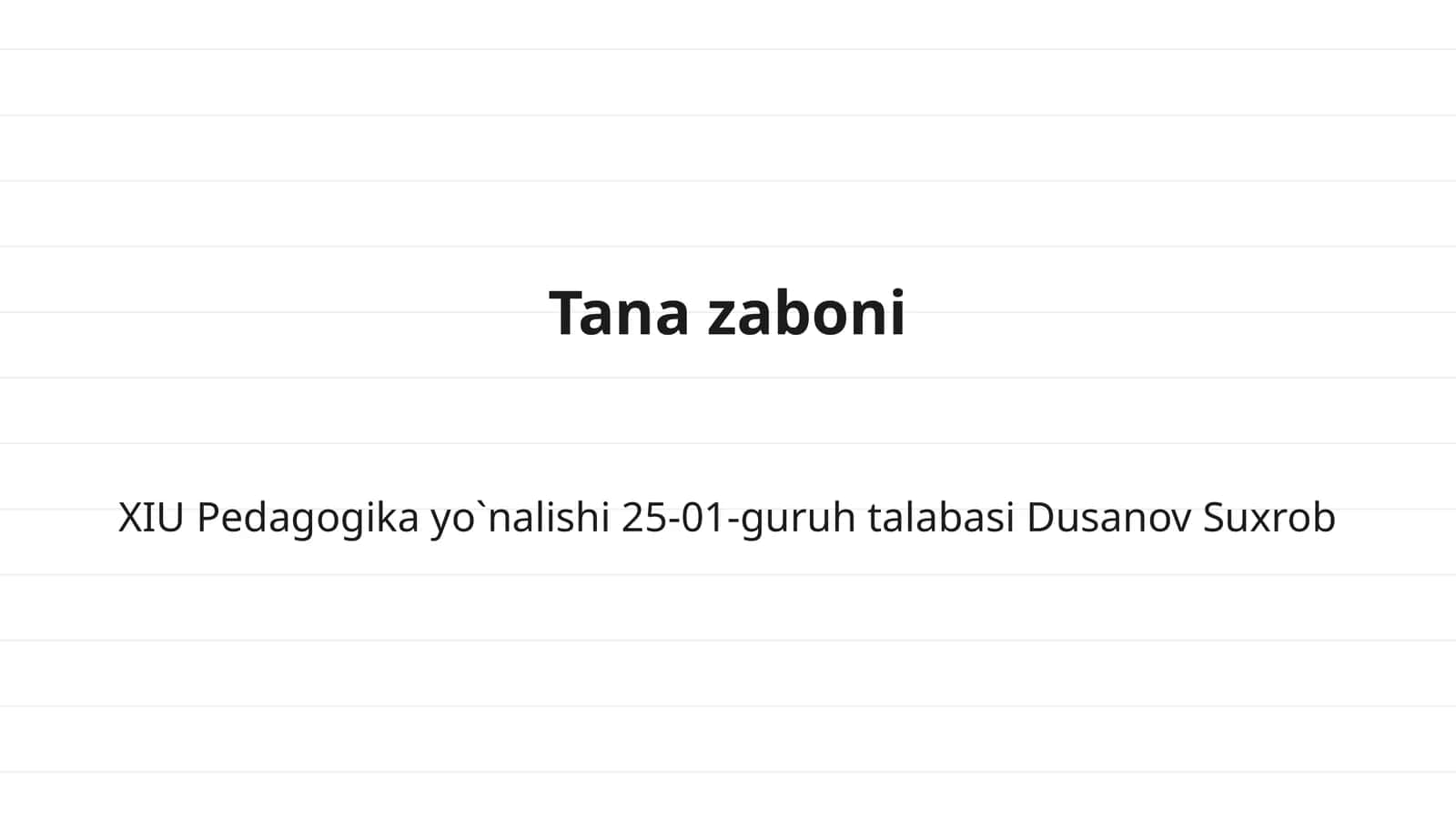 Tana zaboni