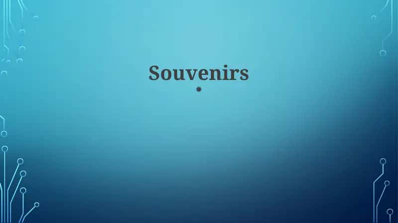 Souvenirs