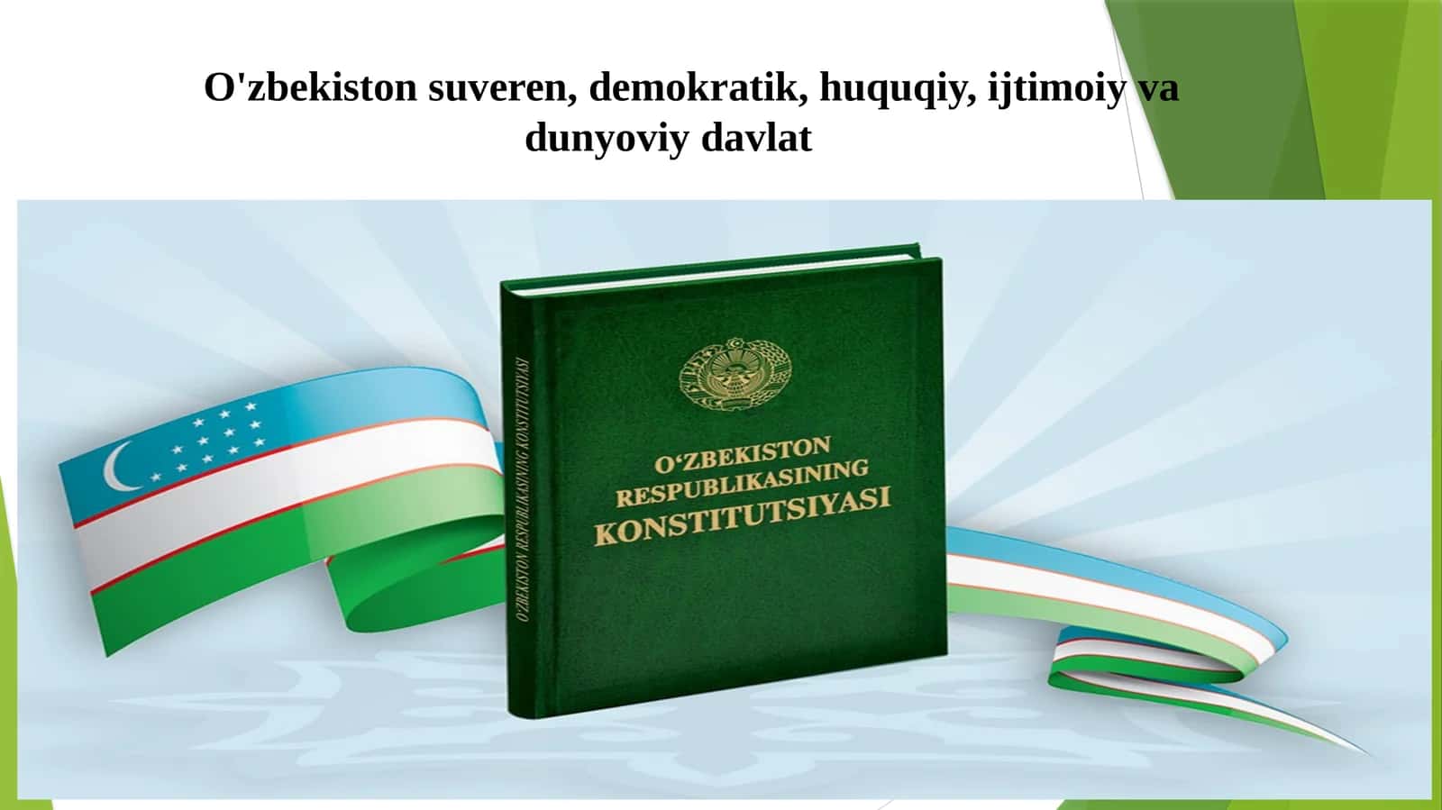 O'zbekiston Respublikasi Konstitutsiyasi