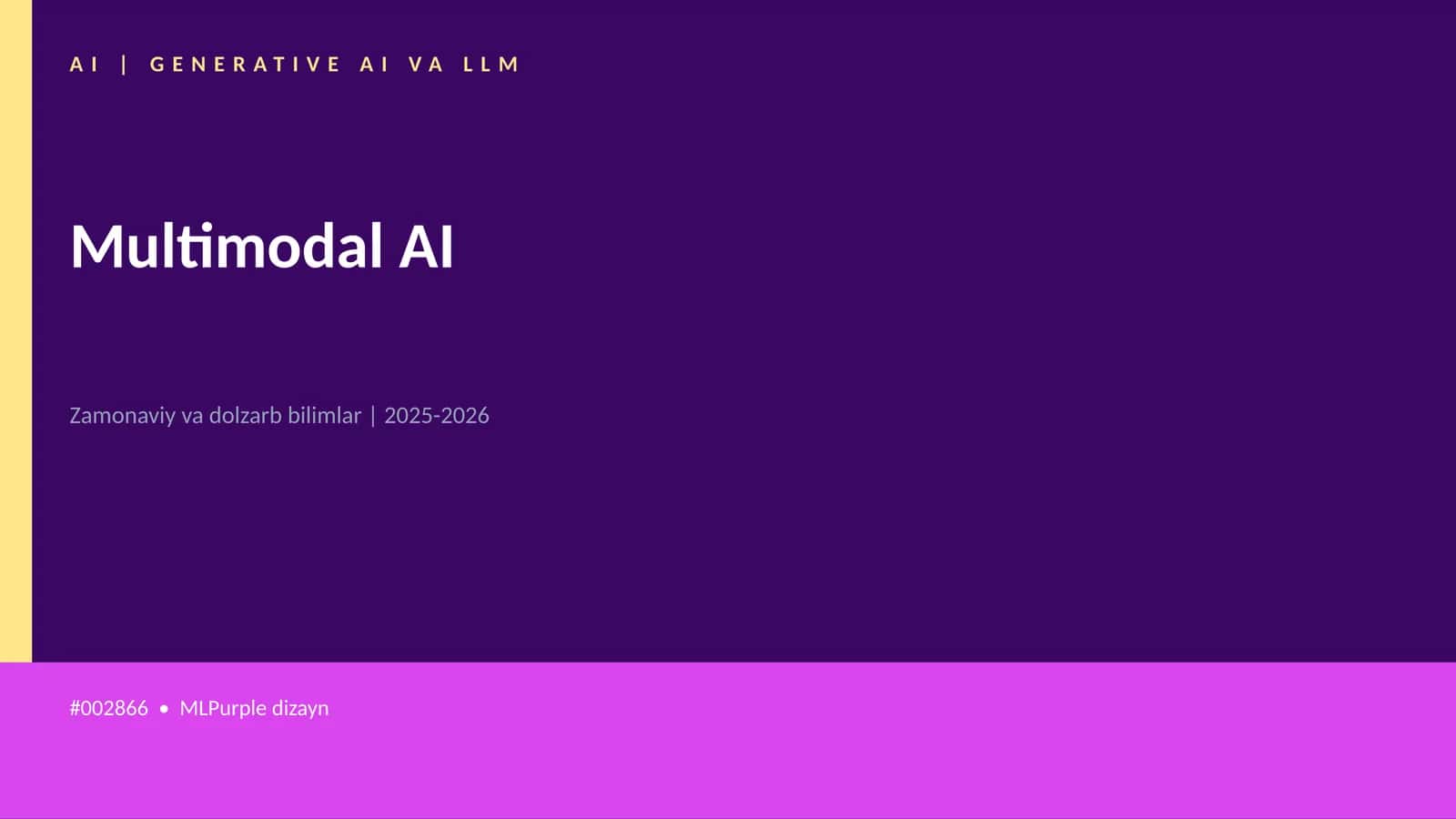 Multimodal AI