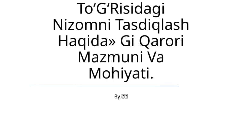 O‘Zbekiston Respublikasi Fuqarolarining Harbiy Xizmatni O‘Tash Tartibi To‘G‘Risidagi Nizomni Tasdiqlash Haqida