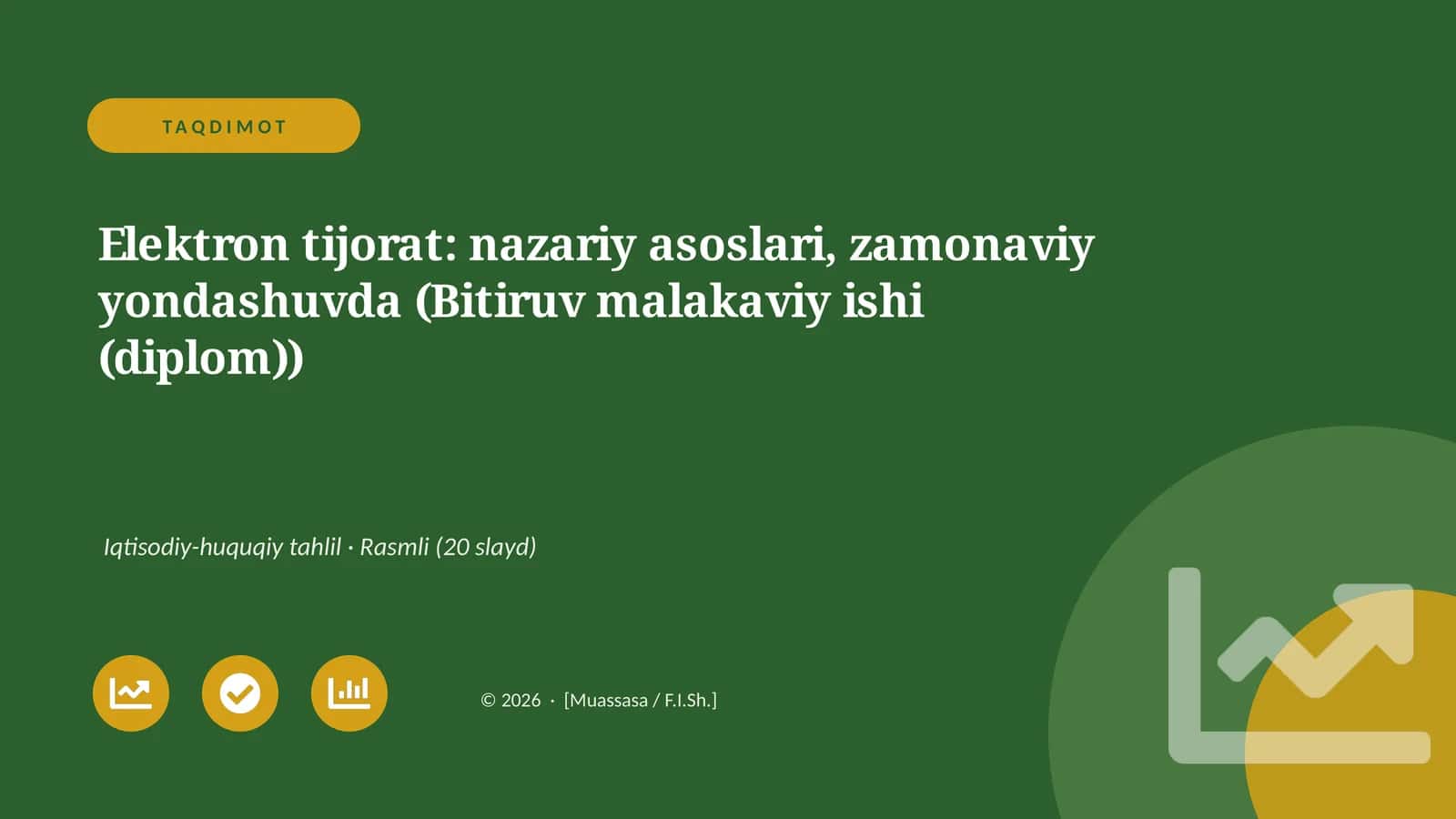 Elektron tijorat: nazariy asoslari, zamonaviy yondashuvda (Bitiruv malakaviy ishi (diplom))