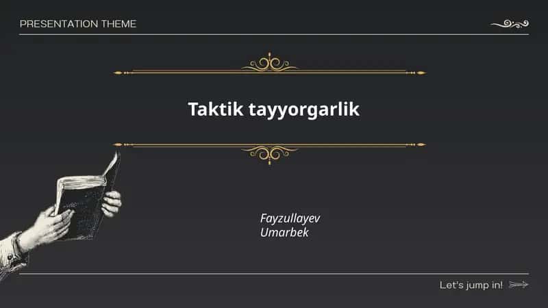 Taktik tayyorgarlik