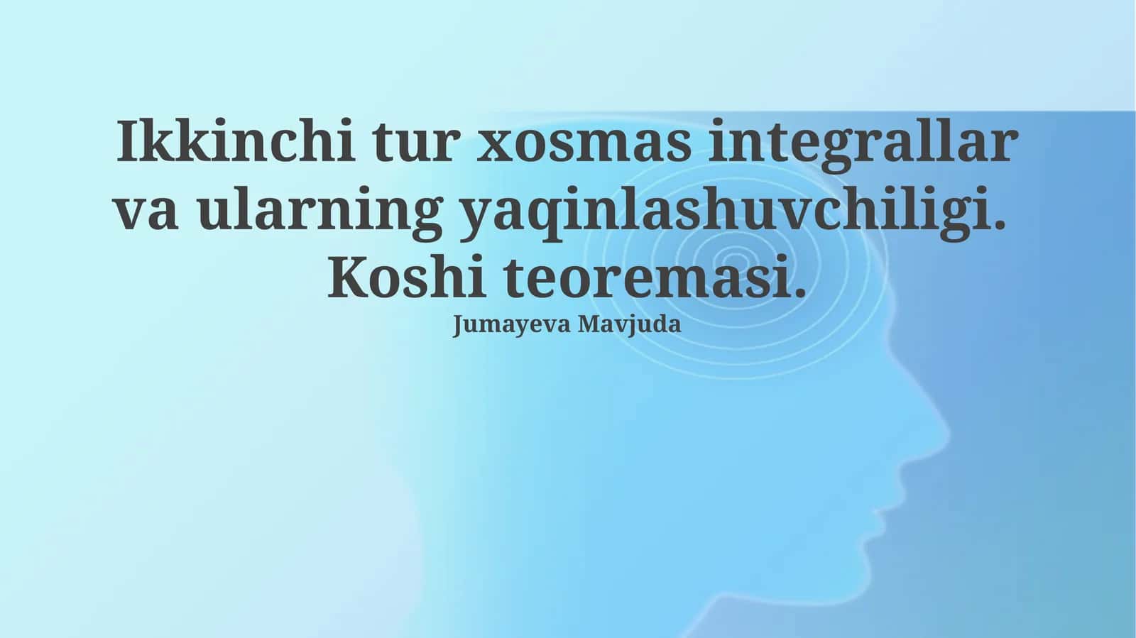 Koshi teoremasi