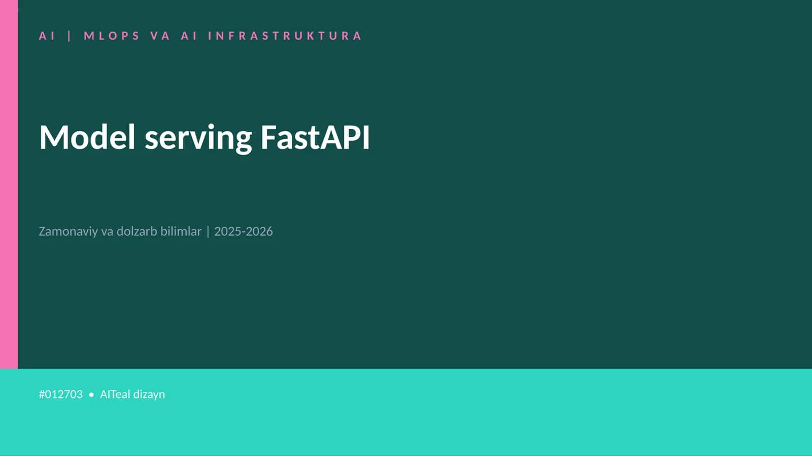 MLOPS VA AI INFRASTRUKTURA