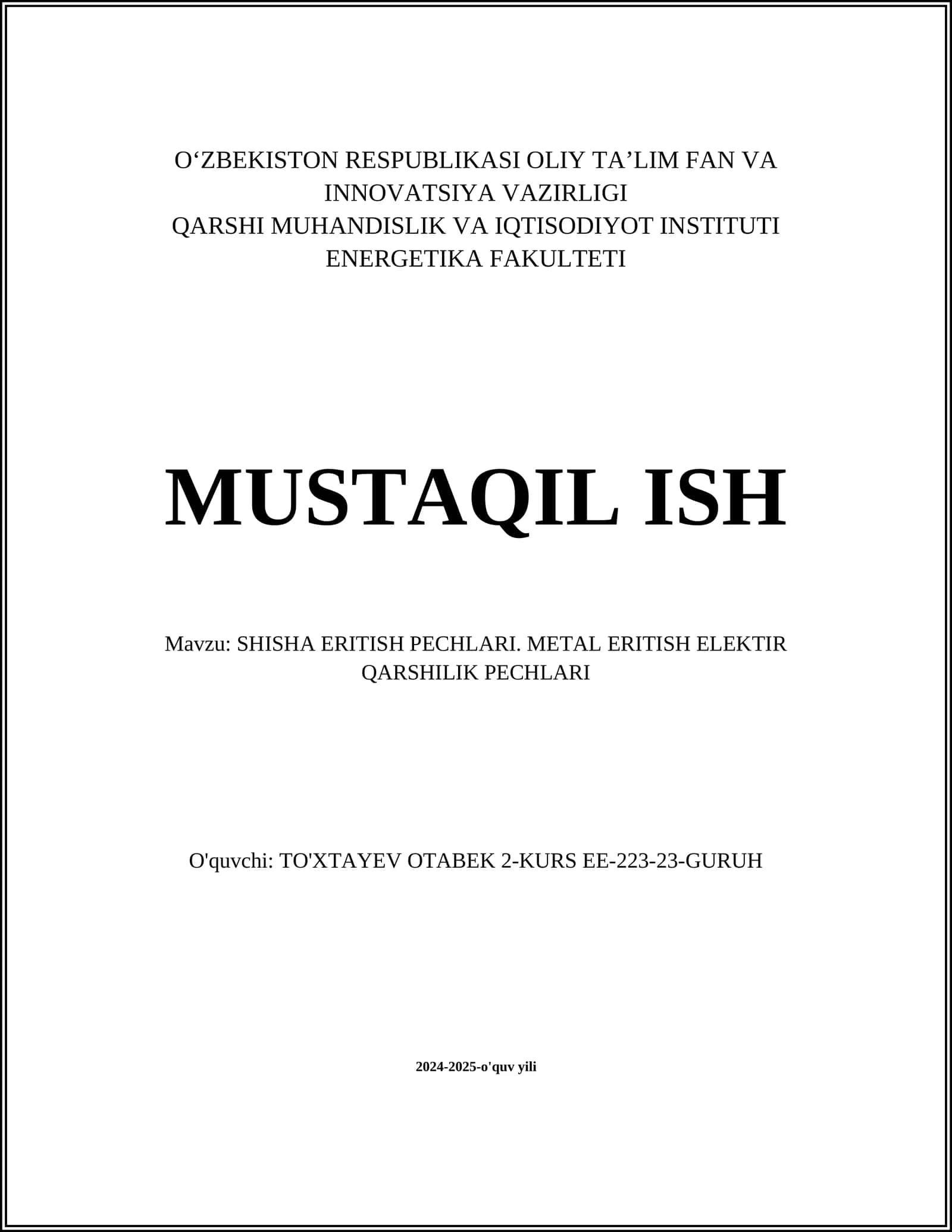 SHISHA ERITISH PECHLARI. METAL ERITISH ELEKTIR QARSHILIK PECHLARI