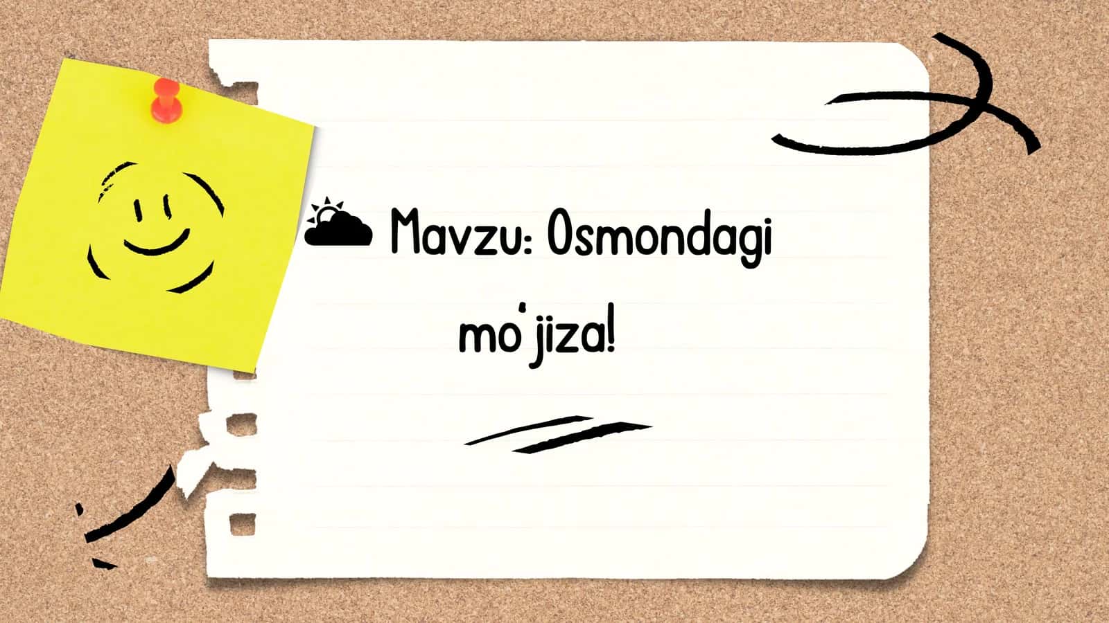 Osmondagi mo‘jiza!