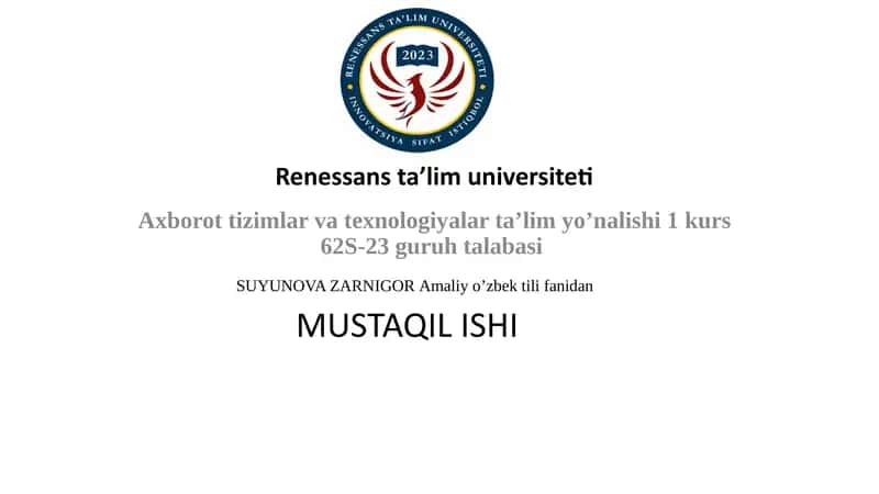 Renessans ta'lim universiteti