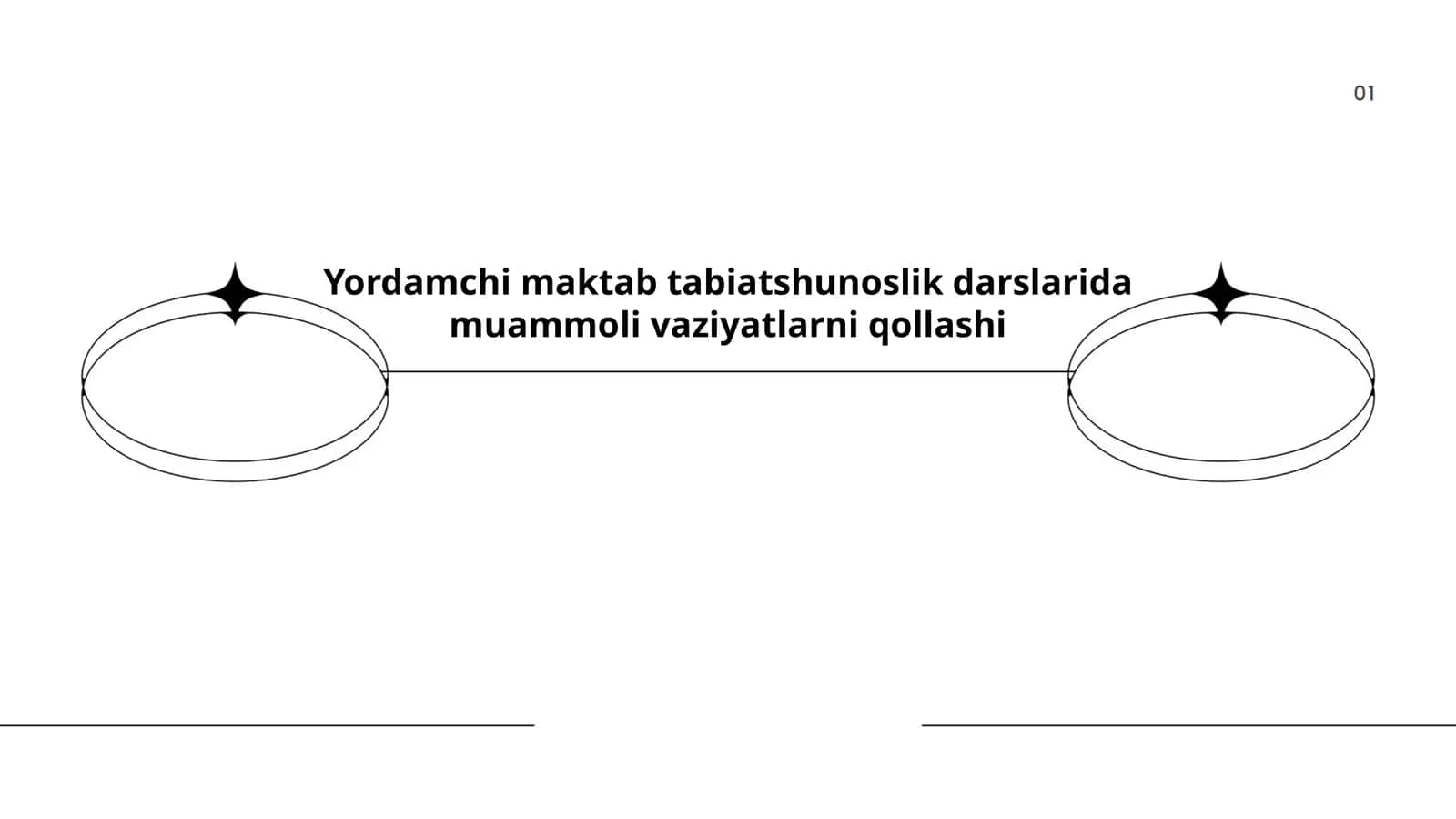Yordamchi maktab tabiatshunoslik darslarida muammoli vaziyatlarni qollashi