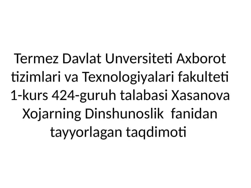 Din va hurfikrlilik
