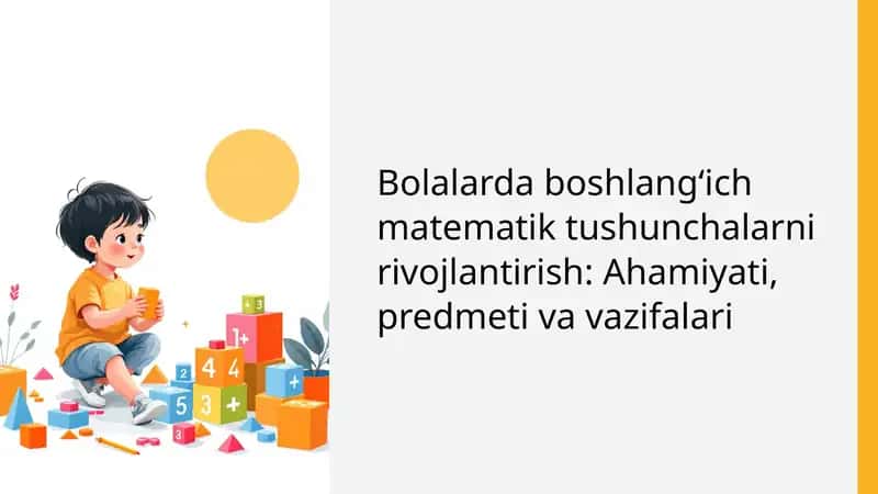 Boshlang‘ich matematika
