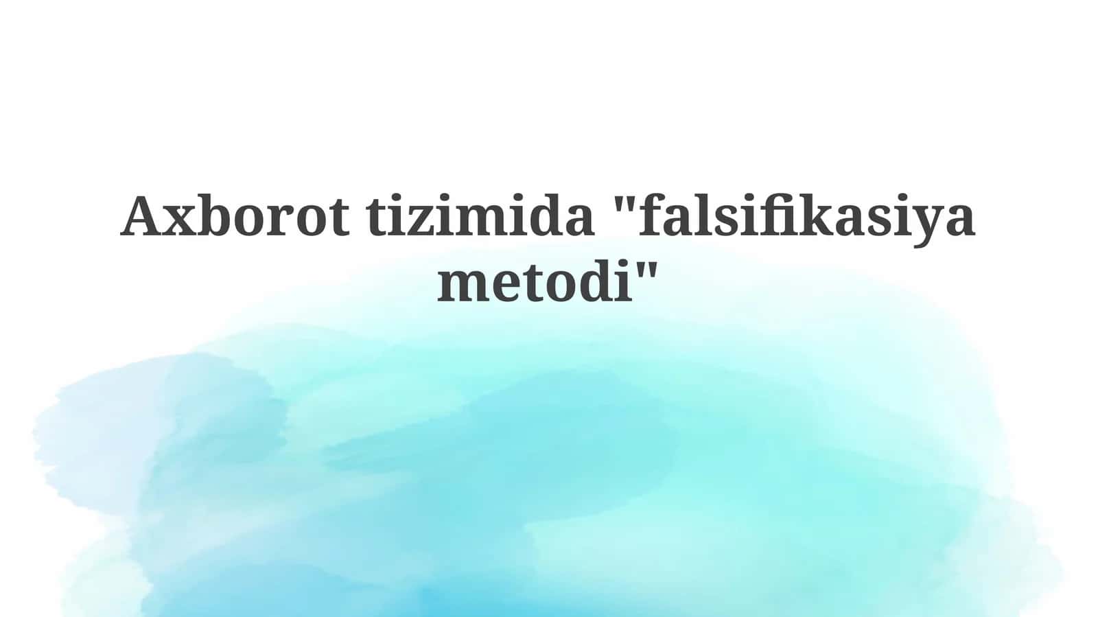 Falsifikatsiya Oldini Olish Strategiyalari