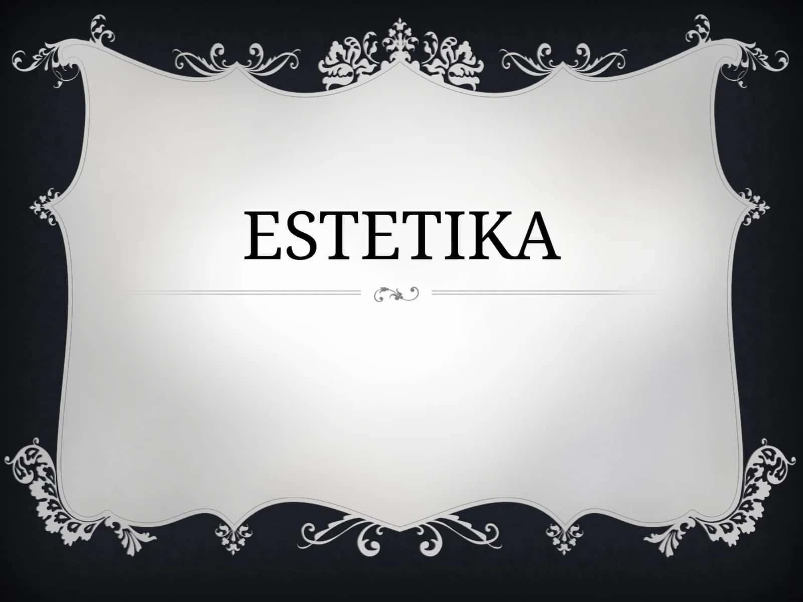 ESTETIKA
