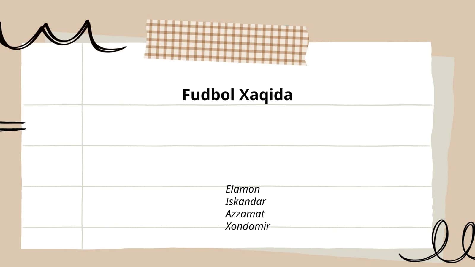 Fudbol Xaqida