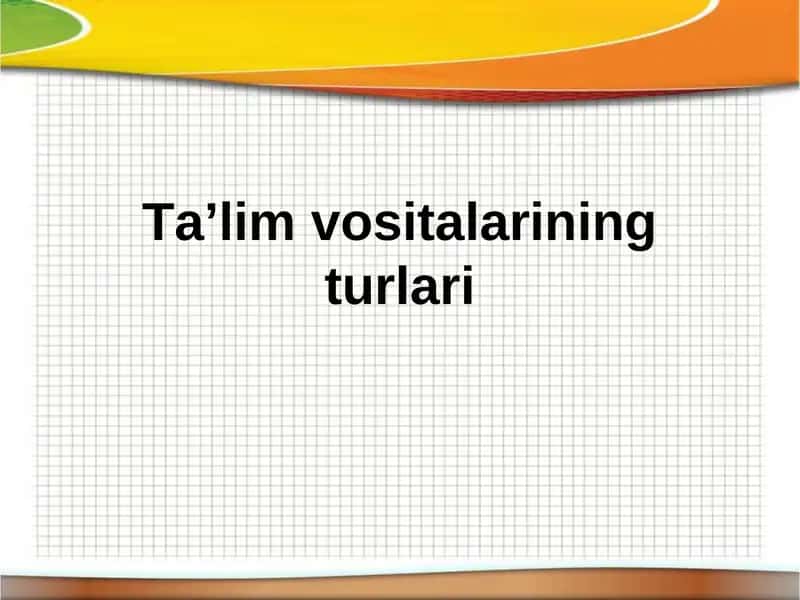 Ta’lim Metodlari