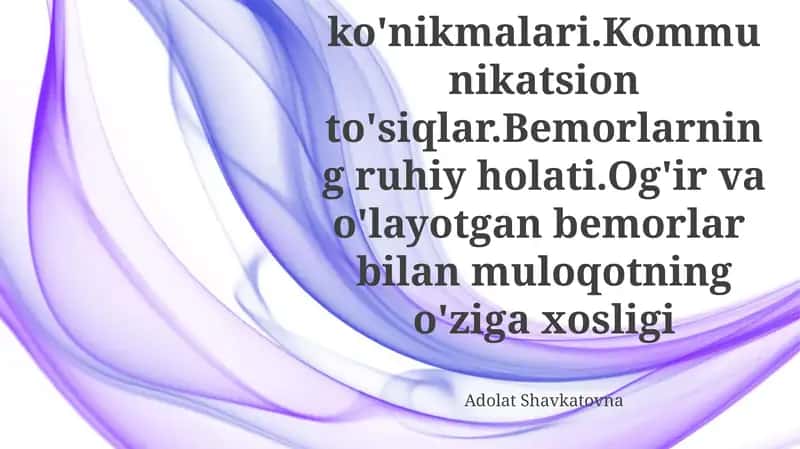 Maslahat turlari