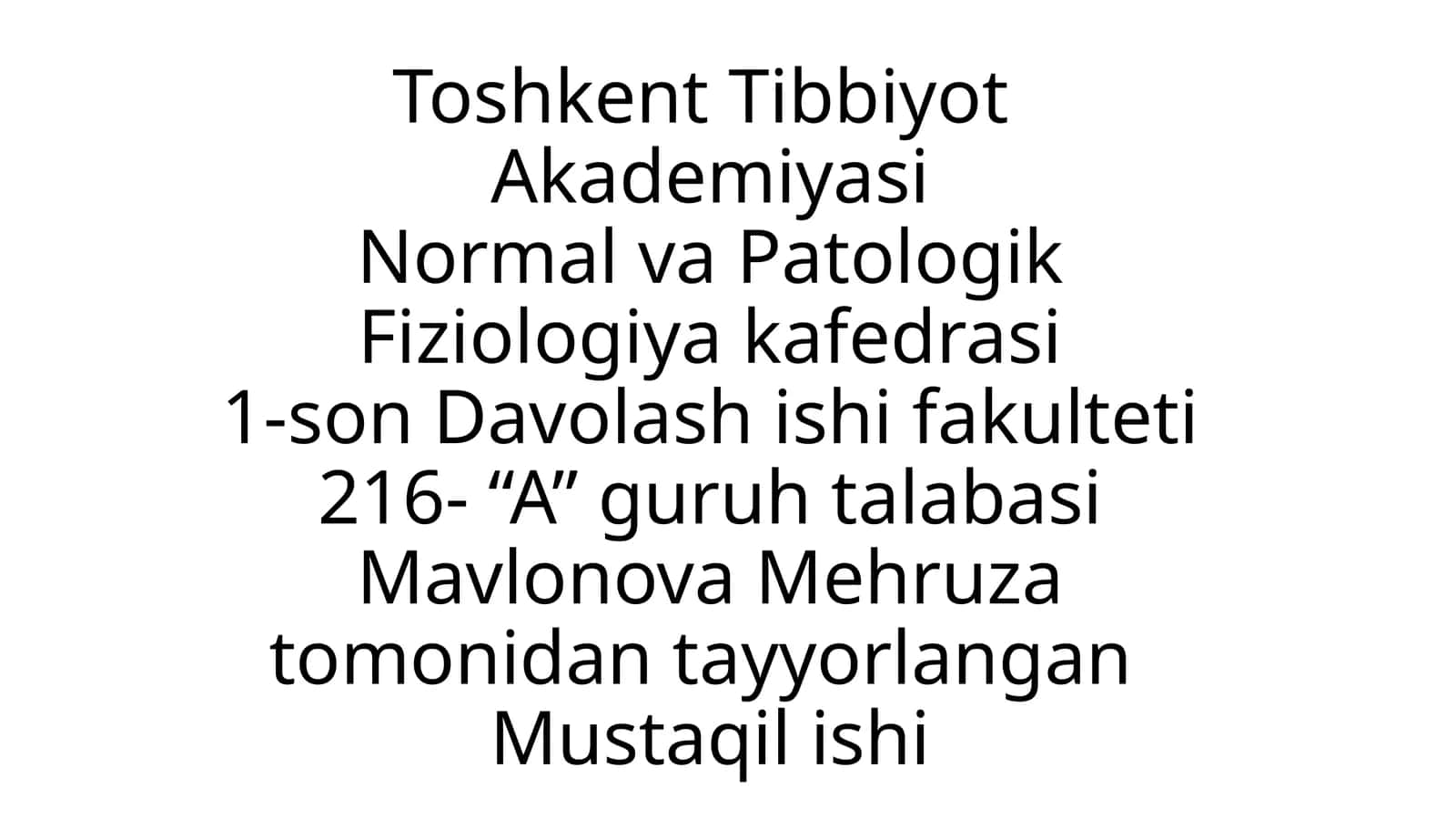 Ayiruv sistemasi. Buyrak Fiziologiyasi