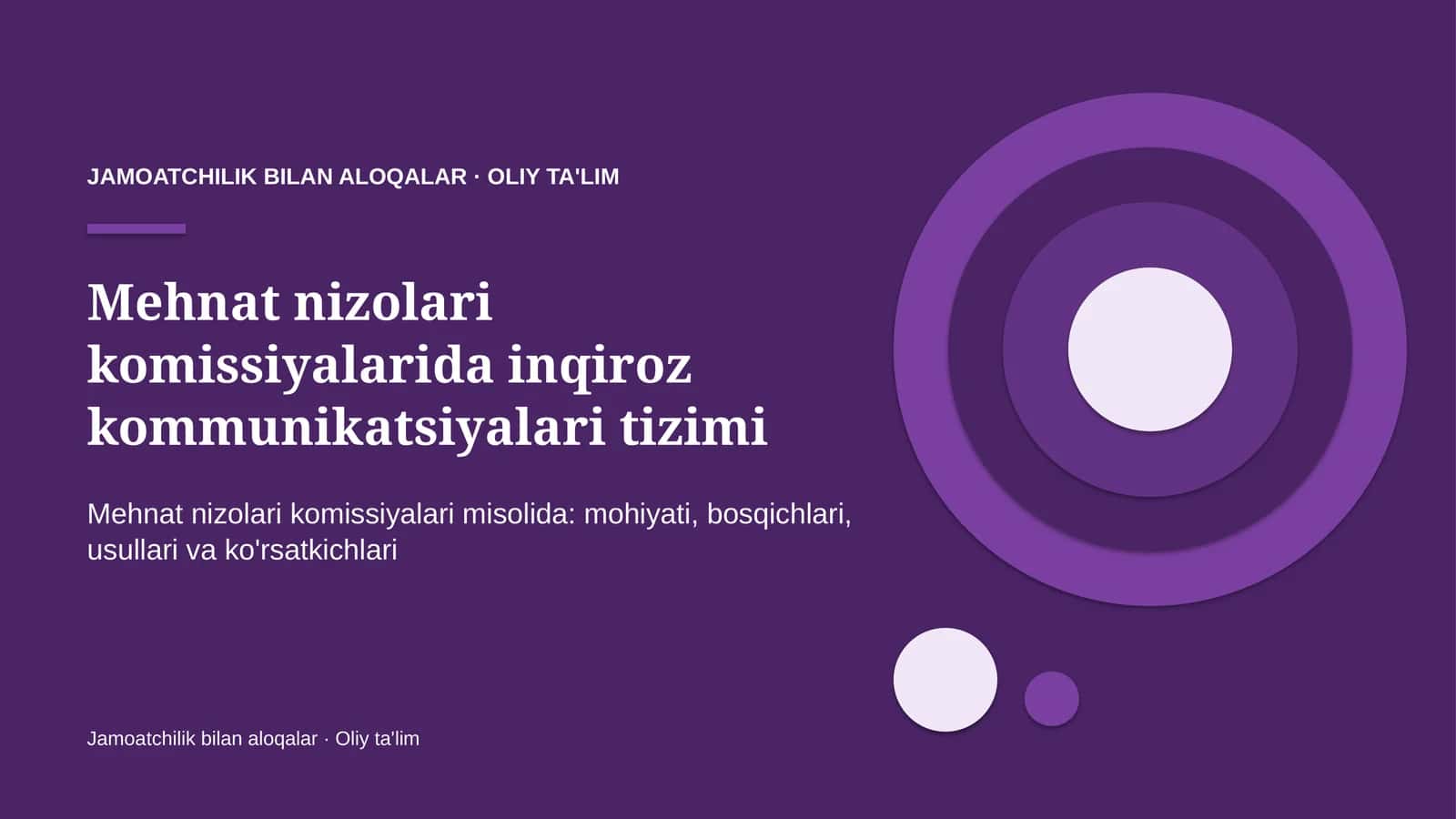 mehnat nizolari komissiyalarida inqiroz kommunikatsiyalari tizimi 2919