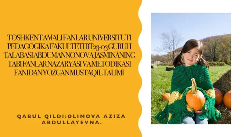 Kuzatish va tajribalarni tashkil etish usullari tashkil etish