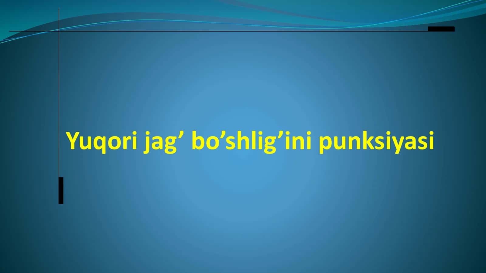 Yuqori jag’ bo’shlig’ini punksiyasi