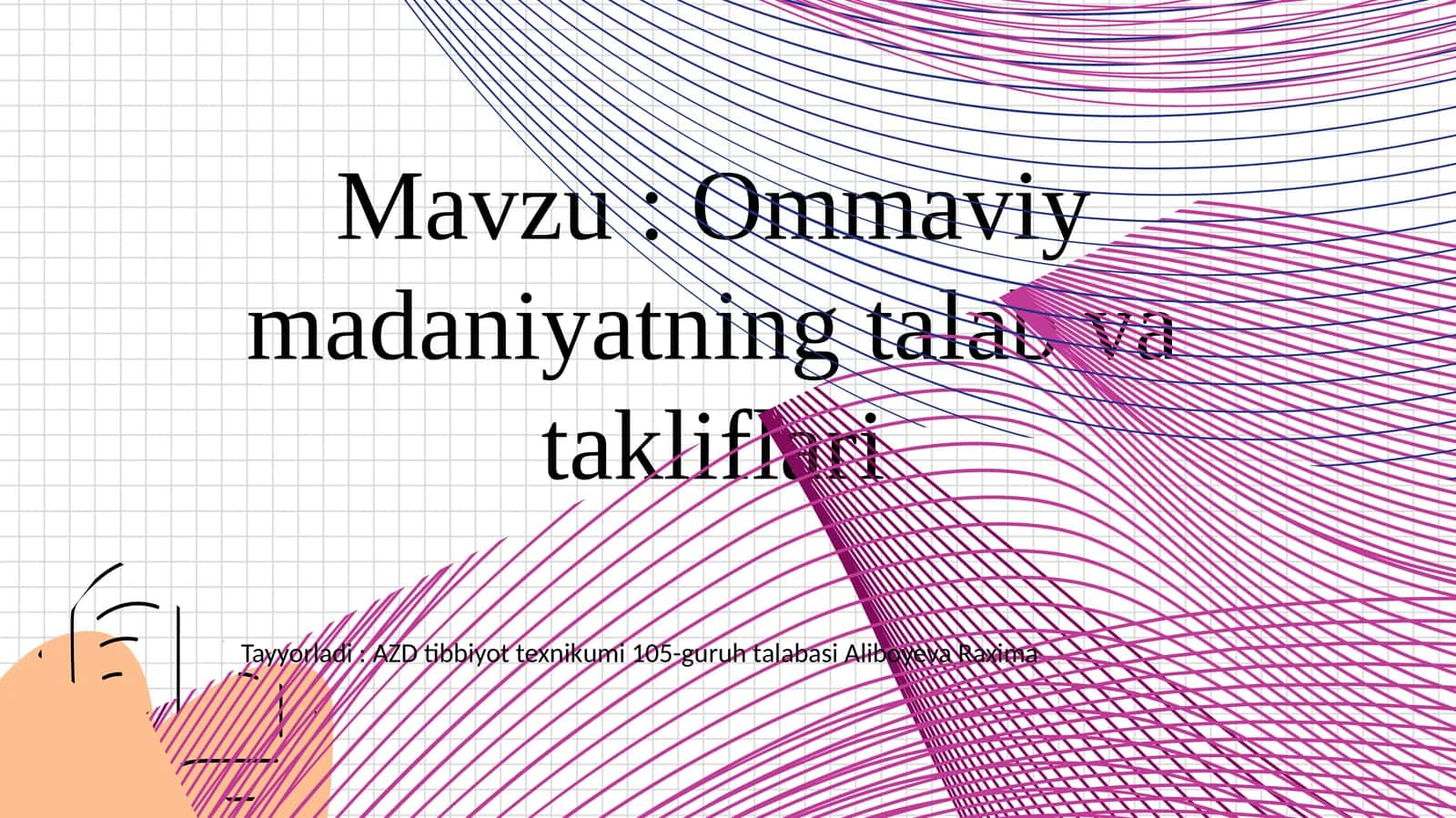 Ommaviy madaniyatning talab va takliflari