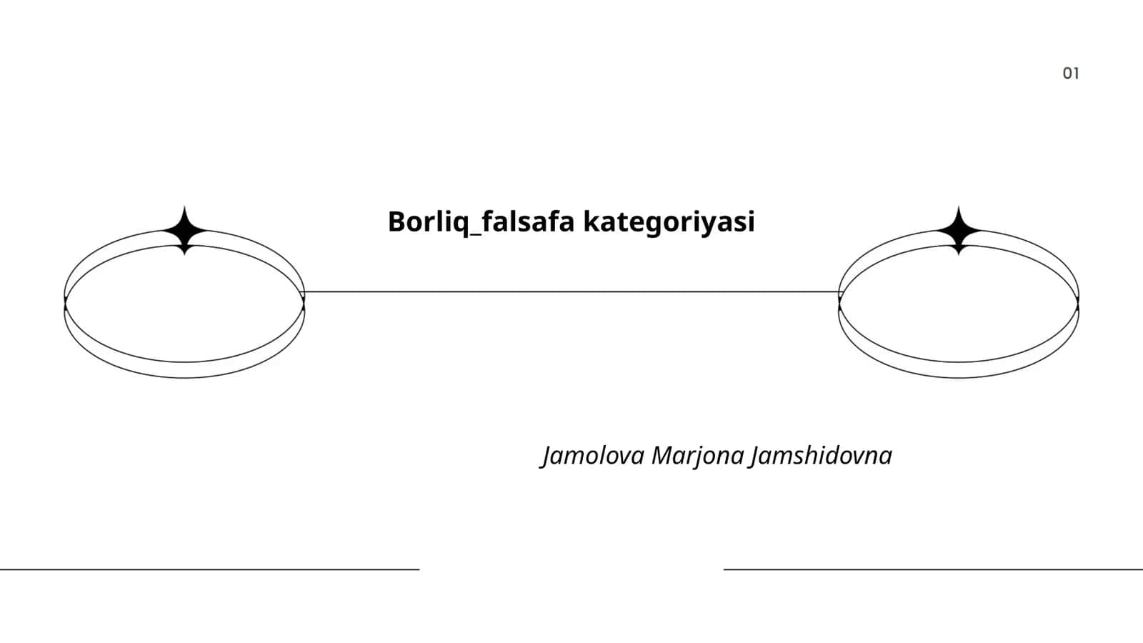 Borliq tushunchasining ontologik taʼrifi
