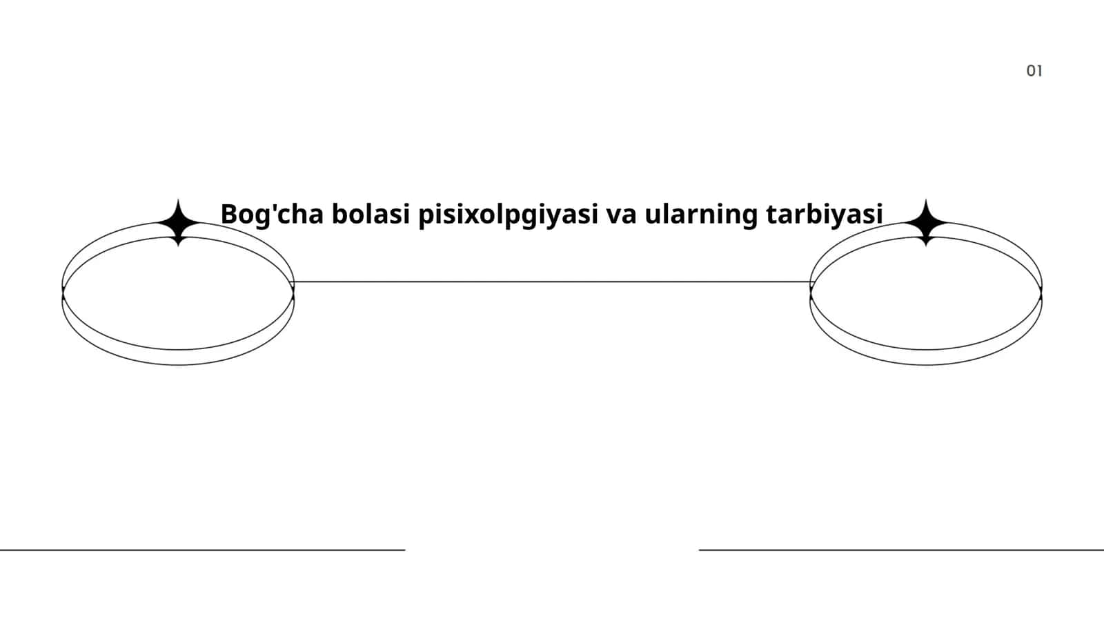 Bog'cha bolasi pisixolpgiyasi va ularning tarbiyasi