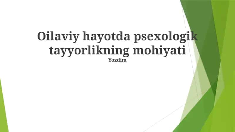 Psixologik Tayyorgarlikning Rolini O'rganish