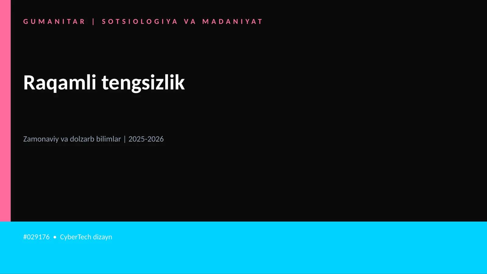 Raqamli tengsizlik