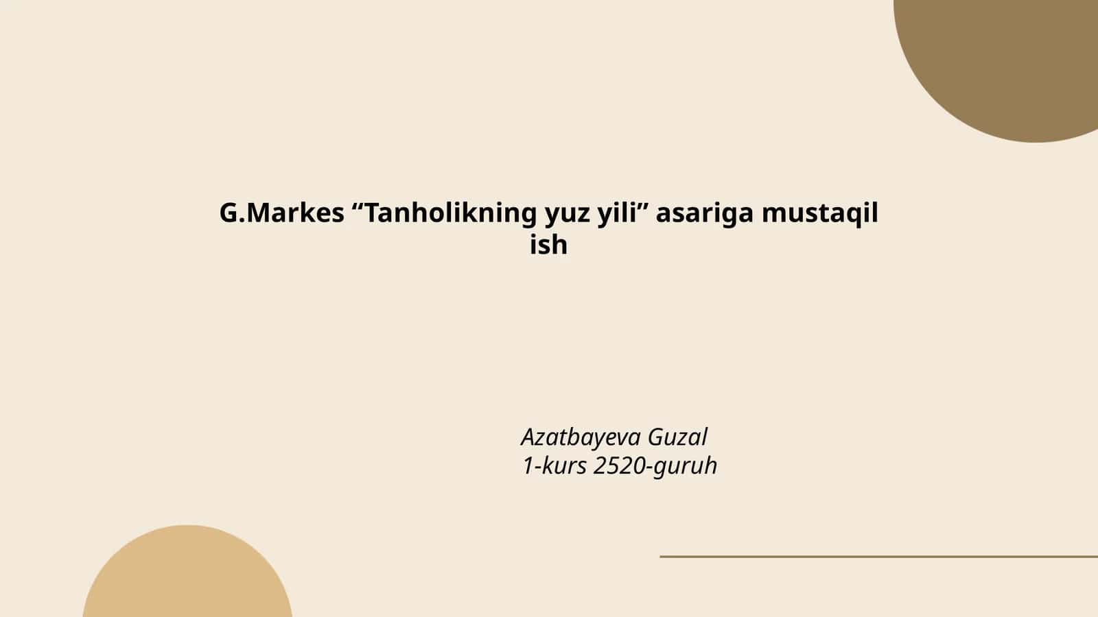 Tanholikning yuz yili