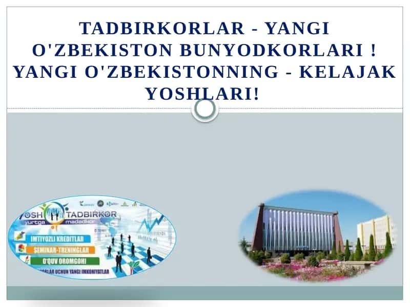 Yangi O'zbekiston Bunyodkorlari