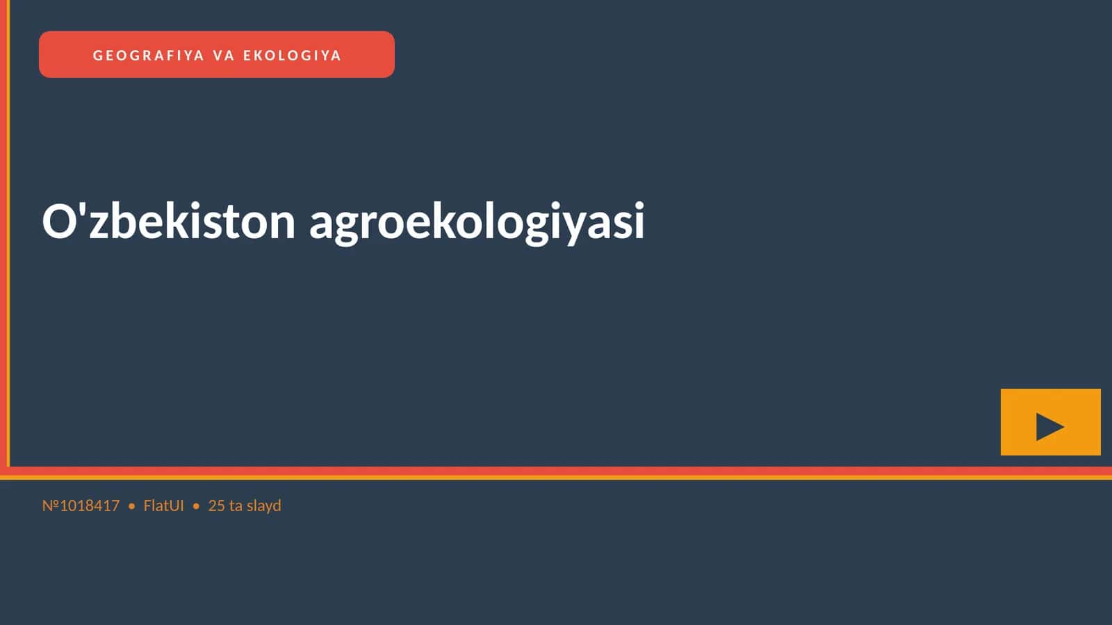 O'zbekiston agroekologiyasi