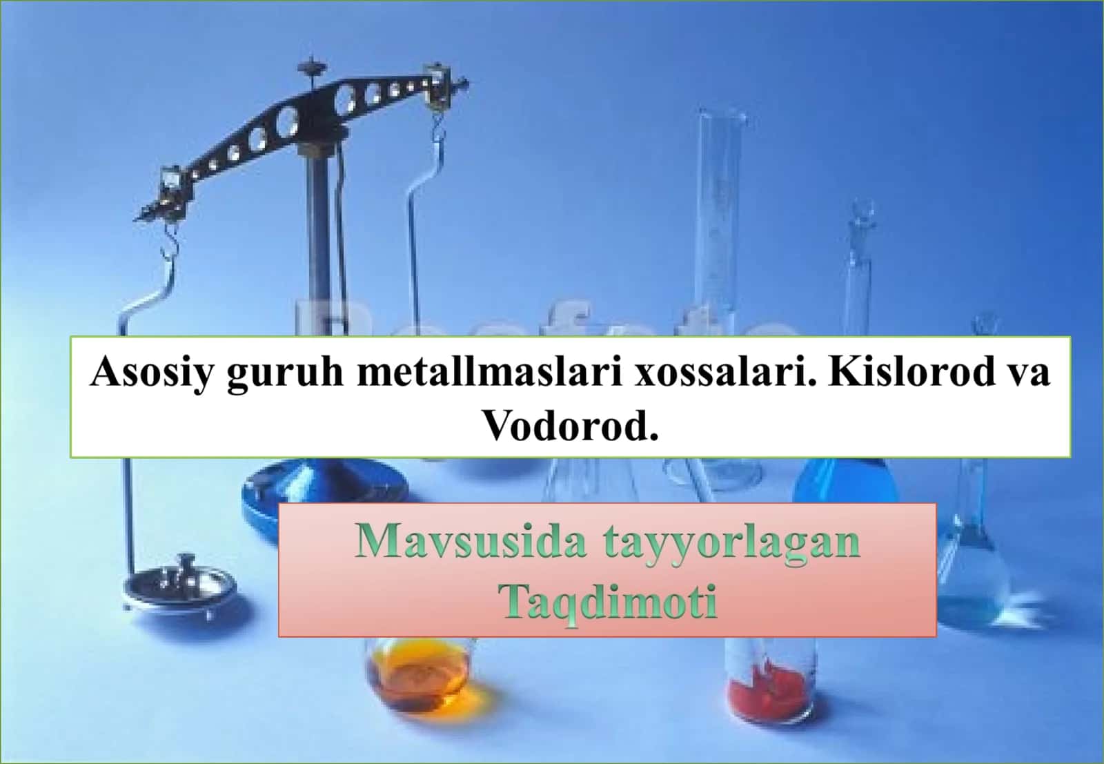 metallmaslar haqida umumiy tushunchalar