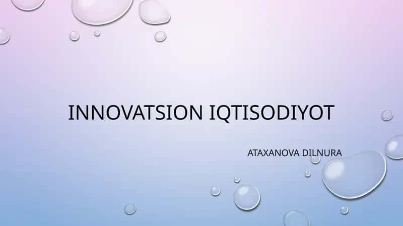 Toshkentshahri Innovatsiyalar