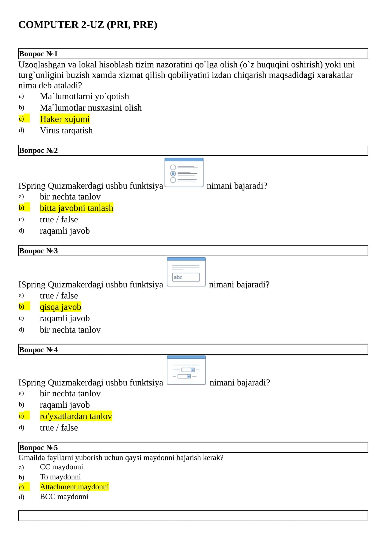 ISpring Quizmaker